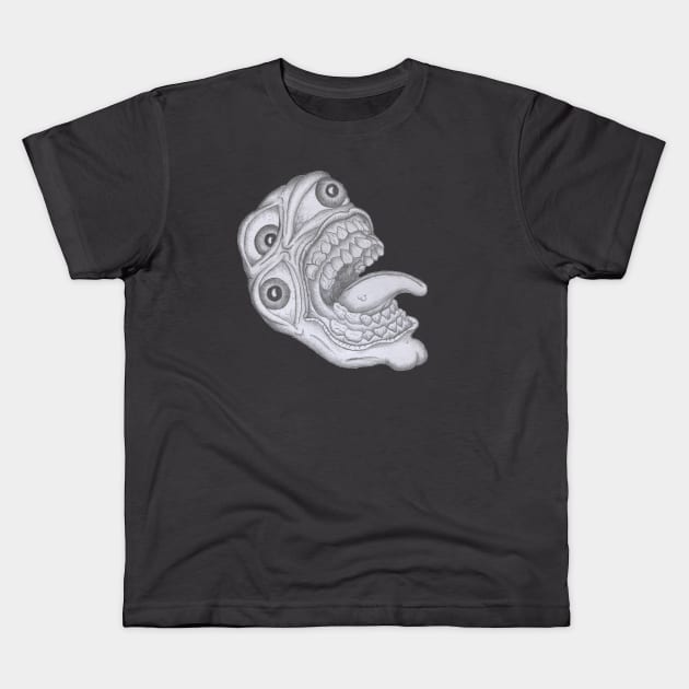 "Jawden" Teeth Monster Kids T-Shirt by DILLIGAFM8